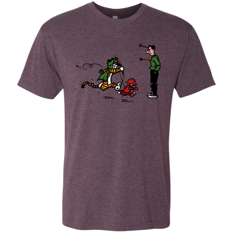 T-Shirts Vintage Purple / S Heroes At Work Men's Triblend T-Shirt