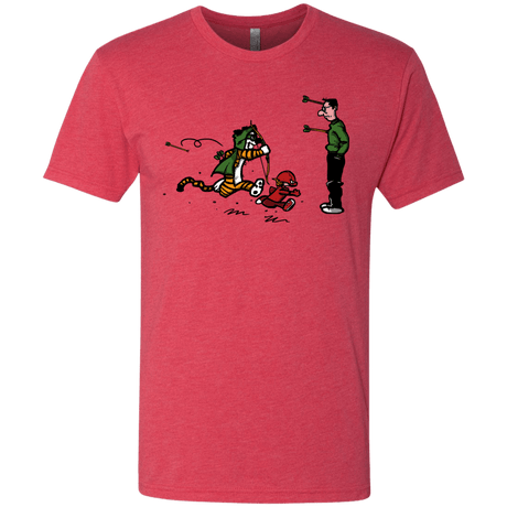 T-Shirts Vintage Red / S Heroes At Work Men's Triblend T-Shirt