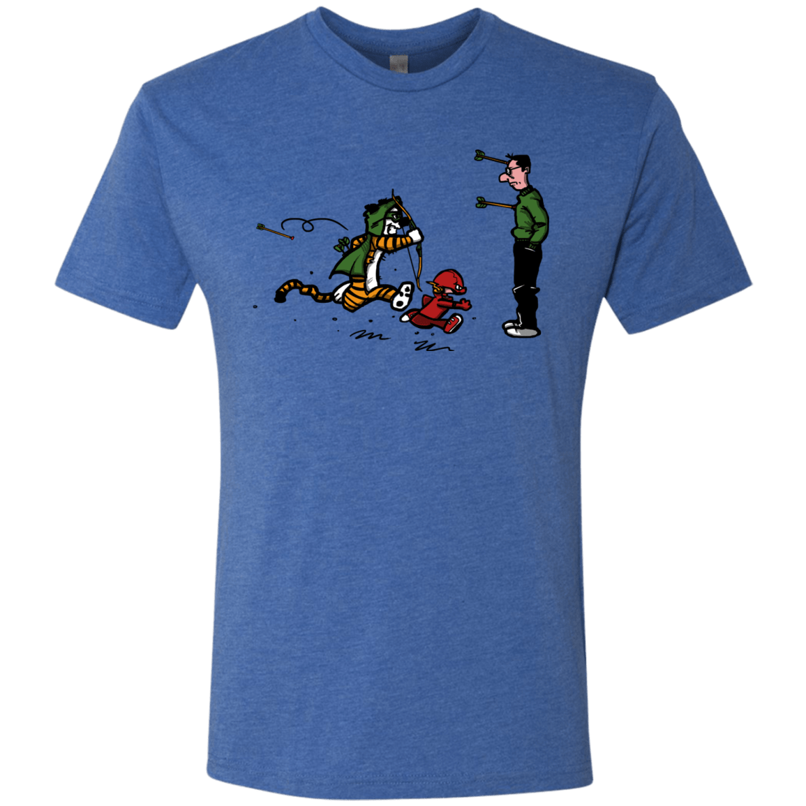T-Shirts Vintage Royal / S Heroes At Work Men's Triblend T-Shirt