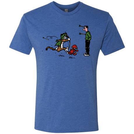T-Shirts Vintage Royal / S Heroes At Work Men's Triblend T-Shirt