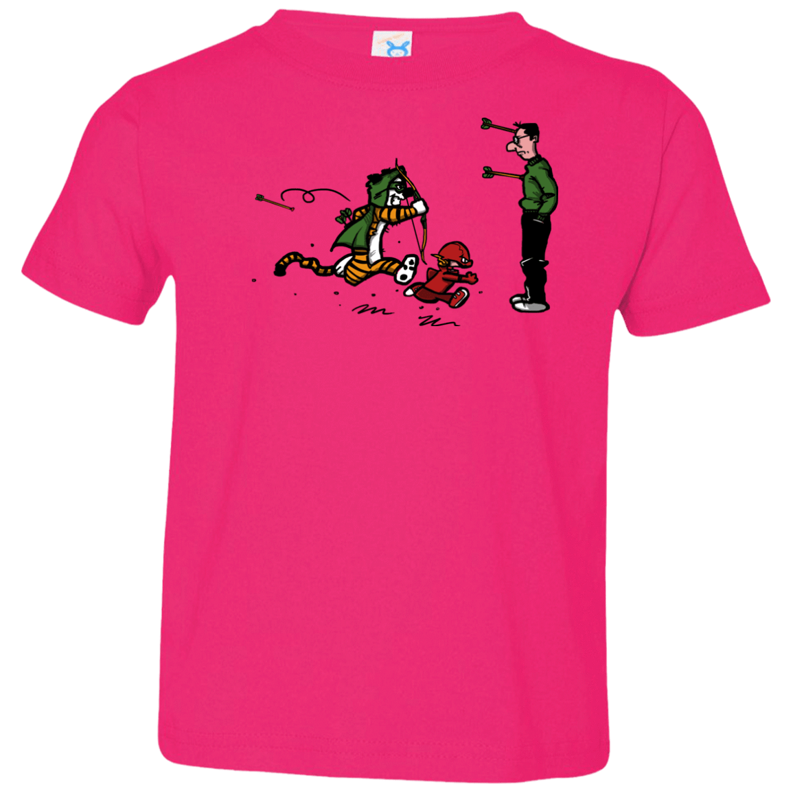 T-Shirts Hot Pink / 2T Heroes At Work Toddler Premium T-Shirt