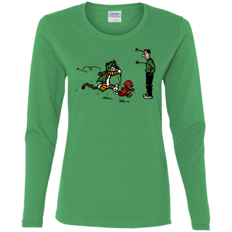 T-Shirts Irish Green / S Heroes At Work Women's Long Sleeve T-Shirt