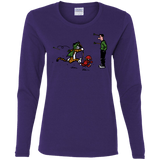 T-Shirts Purple / S Heroes At Work Women's Long Sleeve T-Shirt