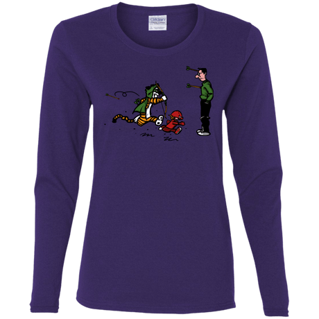 T-Shirts Purple / S Heroes At Work Women's Long Sleeve T-Shirt