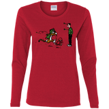 T-Shirts Red / S Heroes At Work Women's Long Sleeve T-Shirt