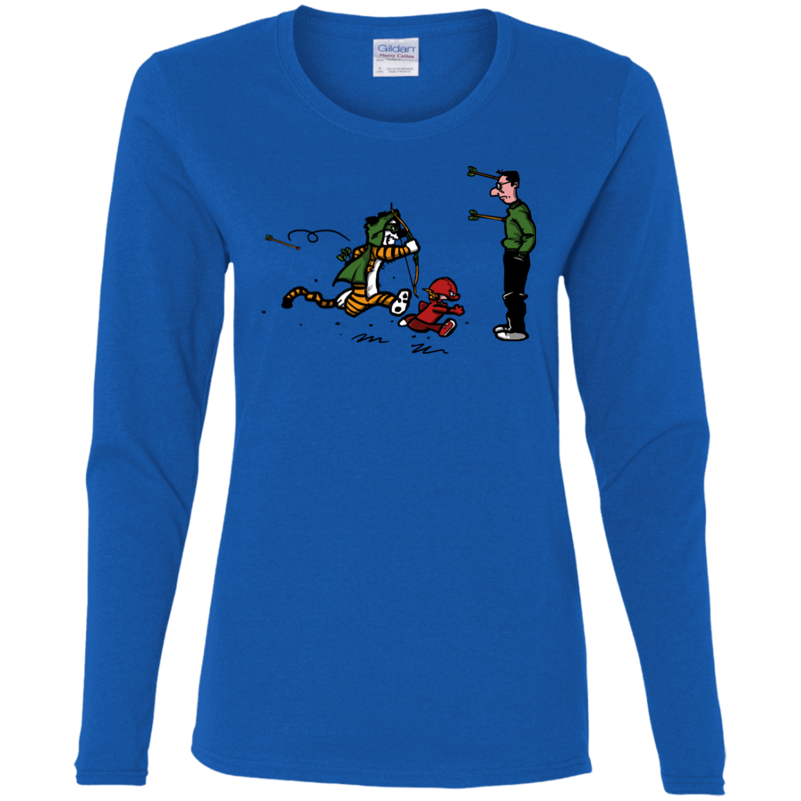 T-Shirts Royal / S Heroes At Work Women's Long Sleeve T-Shirt