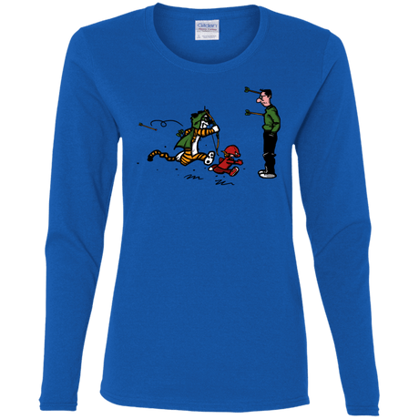 T-Shirts Royal / S Heroes At Work Women's Long Sleeve T-Shirt