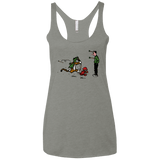 T-Shirts Venetian Grey / X-Small Heroes At Work Women's Triblend Racerback Tank