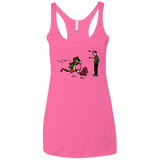 T-Shirts Vintage Pink / X-Small Heroes At Work Women's Triblend Racerback Tank