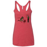 T-Shirts Vintage Red / X-Small Heroes At Work Women's Triblend Racerback Tank