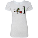 T-Shirts Heather White / S Heroes At Work Women's Triblend T-Shirt
