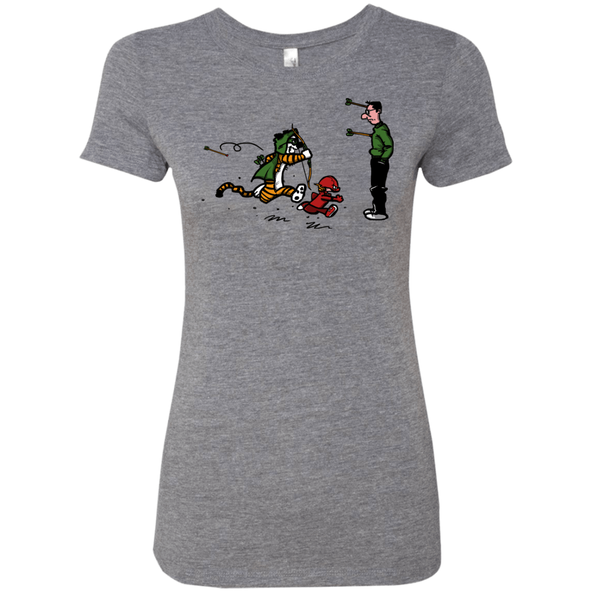T-Shirts Premium Heather / S Heroes At Work Women's Triblend T-Shirt
