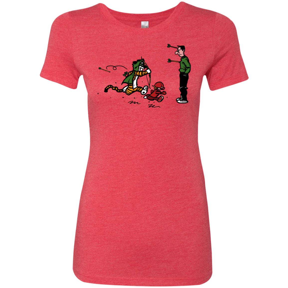 T-Shirts Vintage Red / S Heroes At Work Women's Triblend T-Shirt
