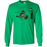 T-Shirts Irish Green / YS Heroes At Work Youth Long Sleeve T-Shirt