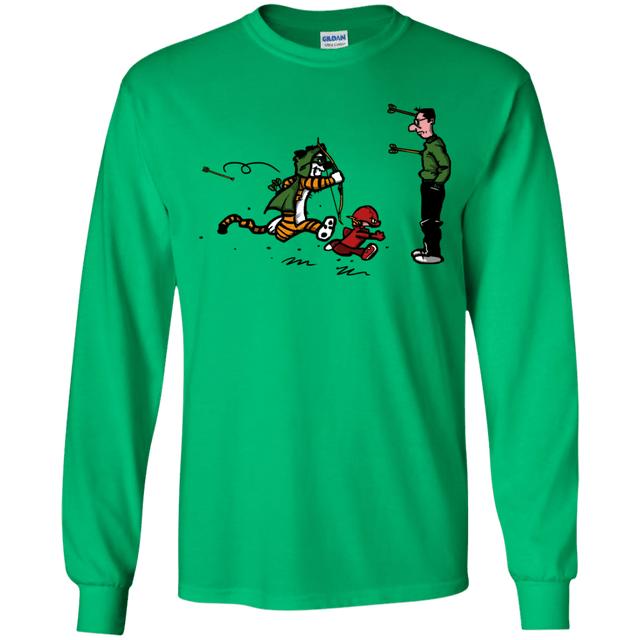 T-Shirts Irish Green / YS Heroes At Work Youth Long Sleeve T-Shirt