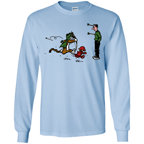 T-Shirts Light Blue / YS Heroes At Work Youth Long Sleeve T-Shirt