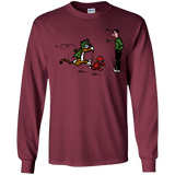 T-Shirts Maroon / YS Heroes At Work Youth Long Sleeve T-Shirt