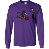 T-Shirts Purple / YS Heroes At Work Youth Long Sleeve T-Shirt