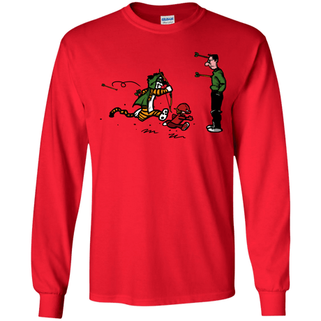 T-Shirts Red / YS Heroes At Work Youth Long Sleeve T-Shirt