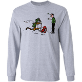 T-Shirts Sport Grey / YS Heroes At Work Youth Long Sleeve T-Shirt