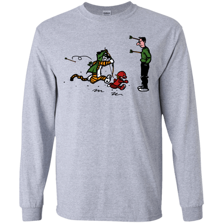 T-Shirts Sport Grey / YS Heroes At Work Youth Long Sleeve T-Shirt