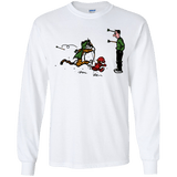 T-Shirts White / YS Heroes At Work Youth Long Sleeve T-Shirt