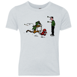T-Shirts Heather White / YXS Heroes At Work Youth Triblend T-Shirt