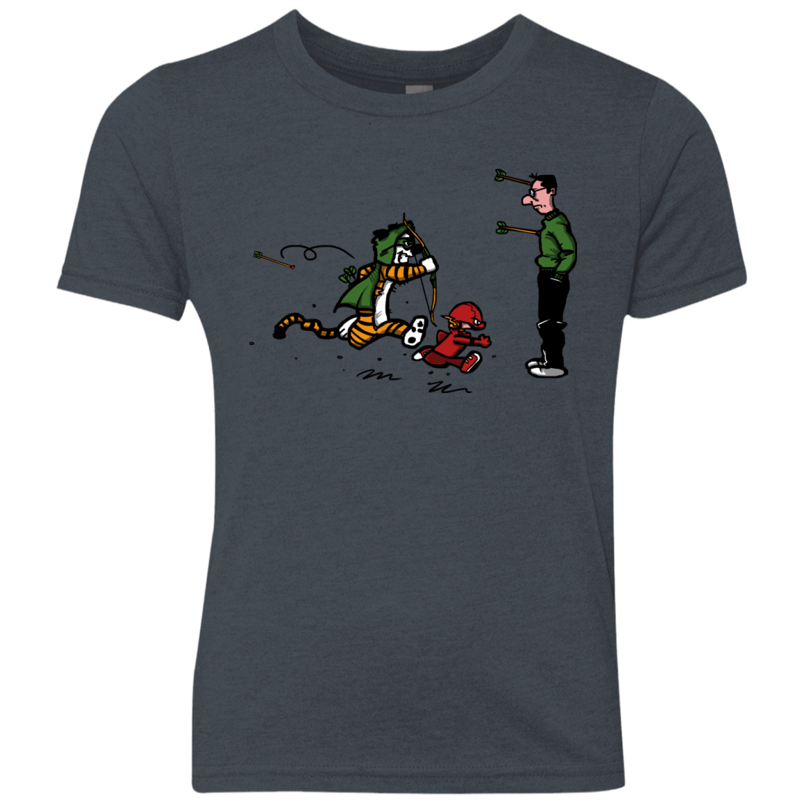T-Shirts Vintage Navy / YXS Heroes At Work Youth Triblend T-Shirt