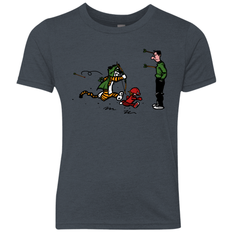 T-Shirts Vintage Navy / YXS Heroes At Work Youth Triblend T-Shirt