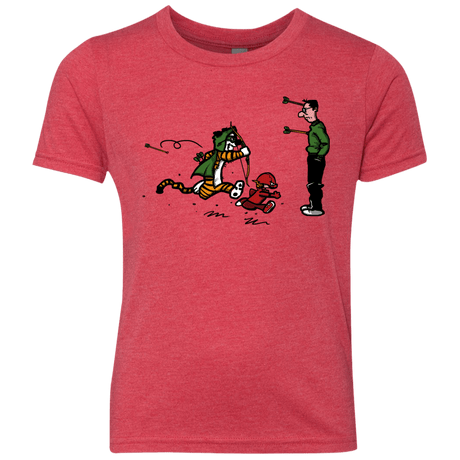 T-Shirts Vintage Red / YXS Heroes At Work Youth Triblend T-Shirt