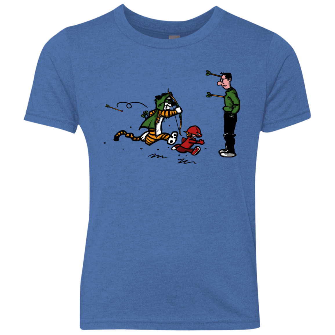 T-Shirts Vintage Royal / YXS Heroes At Work Youth Triblend T-Shirt