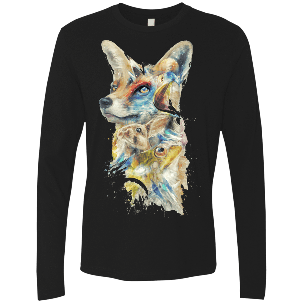 T-Shirts Black / Small Heroes of Lylat Star Fox Men's Premium Long Sleeve