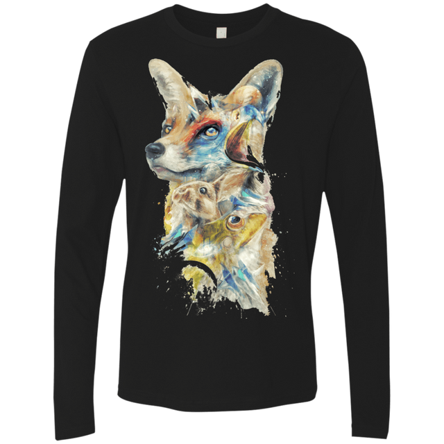 T-Shirts Black / Small Heroes of Lylat Star Fox Men's Premium Long Sleeve
