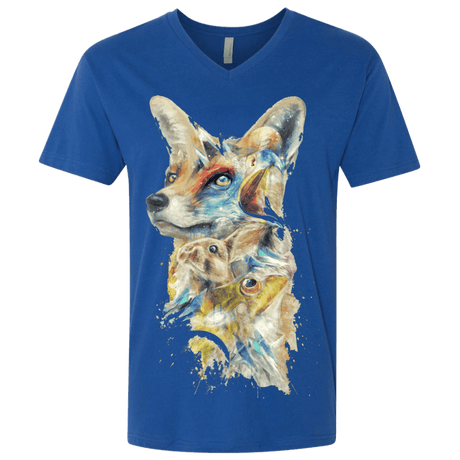 T-Shirts Royal / X-Small Heroes of Lylat Star Fox Men's Premium V-Neck