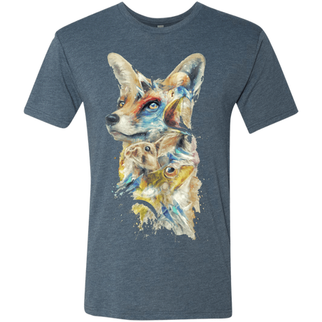 T-Shirts Indigo / Small Heroes of Lylat Star Fox Men's Triblend T-Shirt