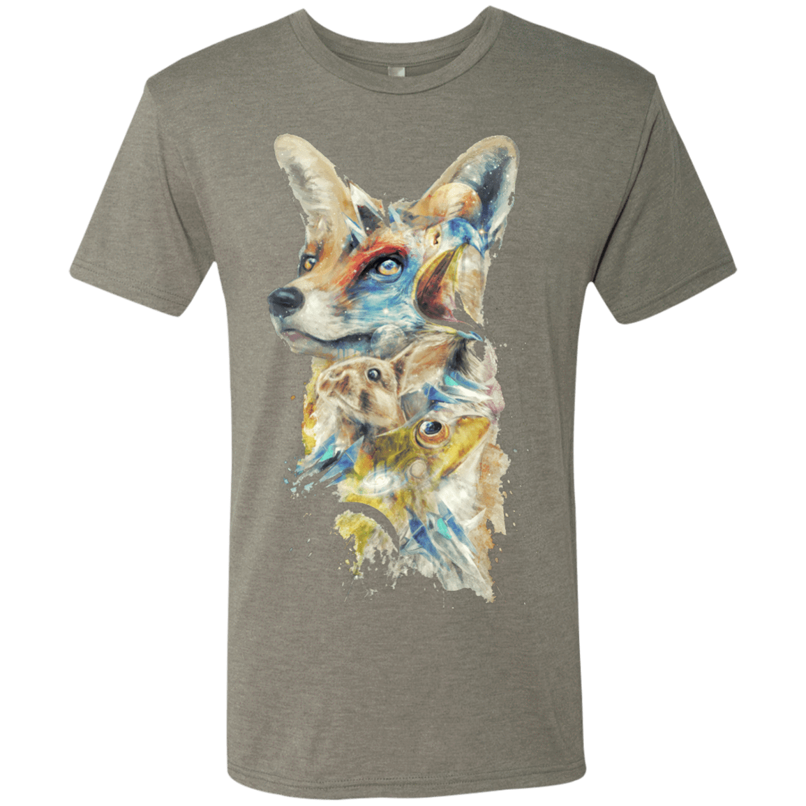 T-Shirts Venetian Grey / Small Heroes of Lylat Star Fox Men's Triblend T-Shirt
