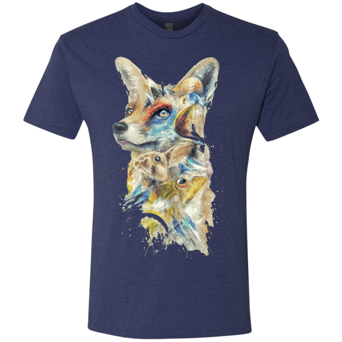T-Shirts Vintage Navy / Small Heroes of Lylat Star Fox Men's Triblend T-Shirt