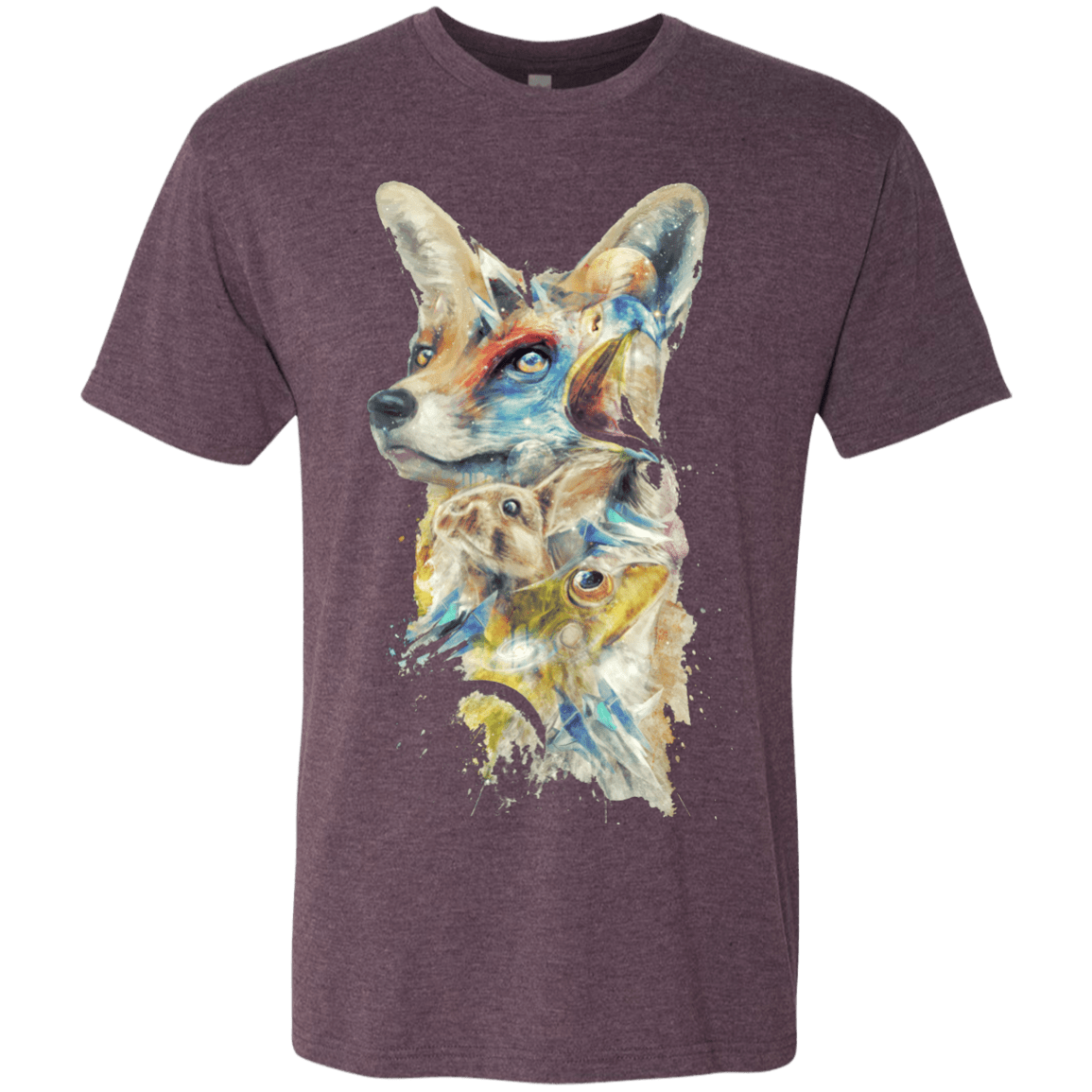 T-Shirts Vintage Purple / Small Heroes of Lylat Star Fox Men's Triblend T-Shirt