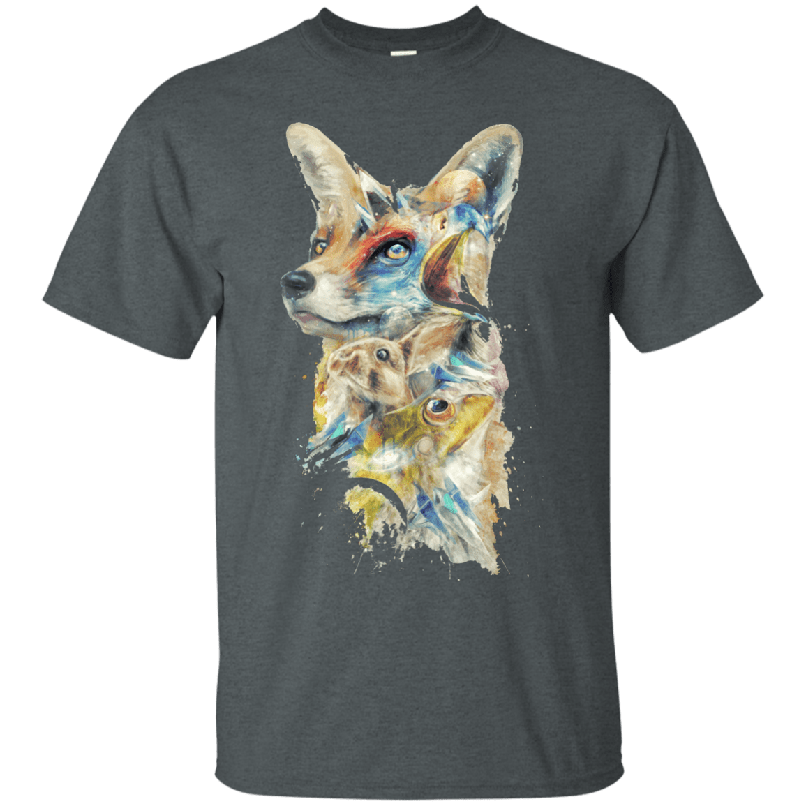 T-Shirts Dark Heather / Small Heroes of Lylat Star Fox T-Shirt
