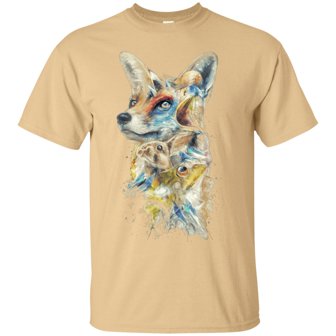 T-Shirts Vegas Gold / Small Heroes of Lylat Star Fox T-Shirt