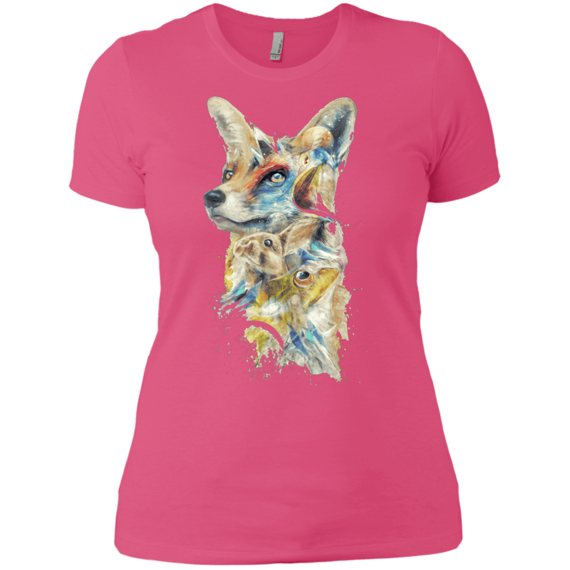 T-Shirts Hot Pink / X-Small Heroes of Lylat Star Fox Women's Premium T-Shirt