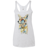 T-Shirts Heather White / X-Small Heroes of Lylat Star Fox Women's Triblend Racerback Tank