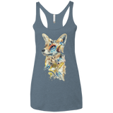 T-Shirts Indigo / X-Small Heroes of Lylat Star Fox Women's Triblend Racerback Tank