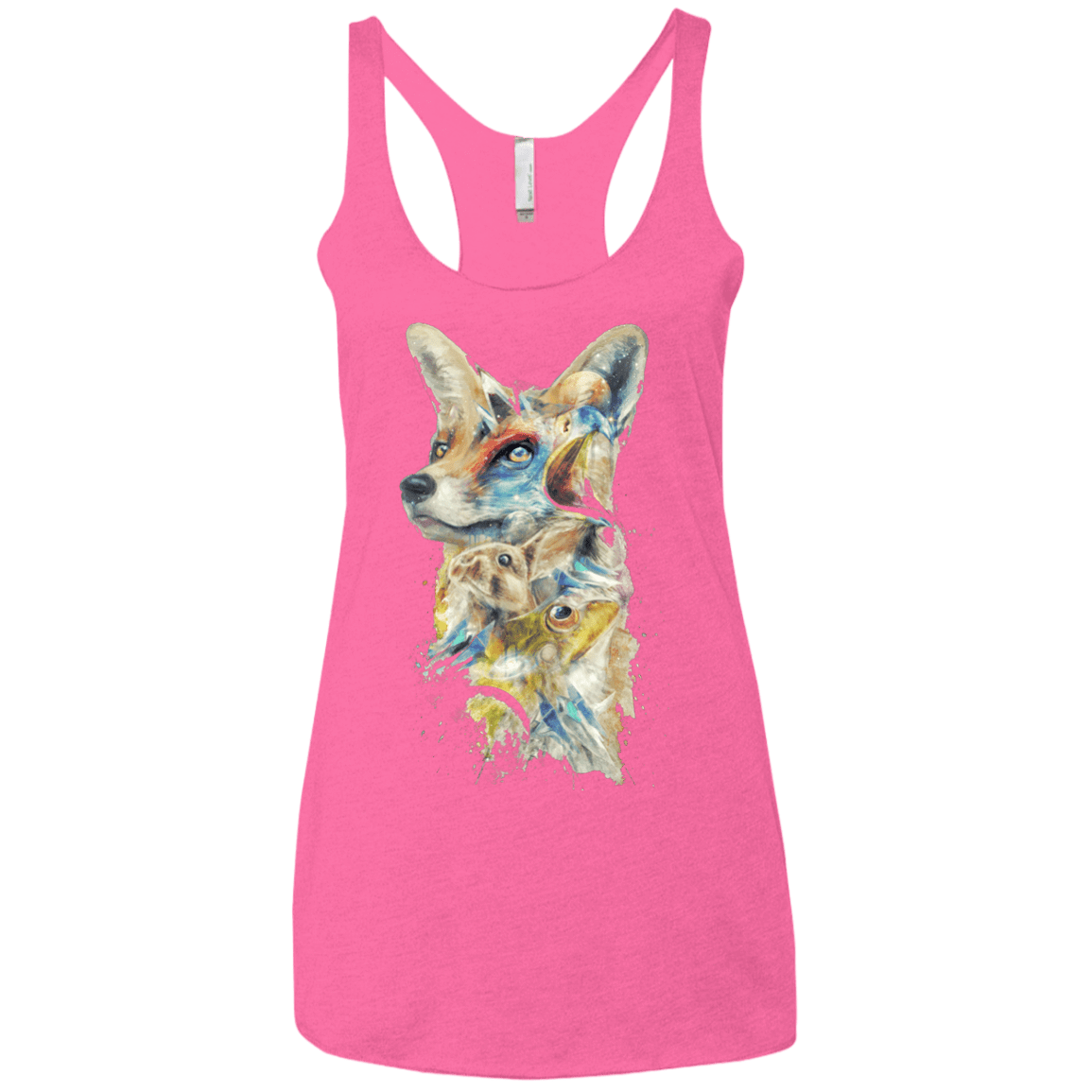 T-Shirts Vintage Pink / X-Small Heroes of Lylat Star Fox Women's Triblend Racerback Tank