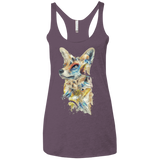 T-Shirts Vintage Purple / X-Small Heroes of Lylat Star Fox Women's Triblend Racerback Tank