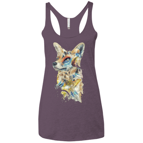 T-Shirts Vintage Purple / X-Small Heroes of Lylat Star Fox Women's Triblend Racerback Tank
