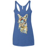 T-Shirts Vintage Royal / X-Small Heroes of Lylat Star Fox Women's Triblend Racerback Tank
