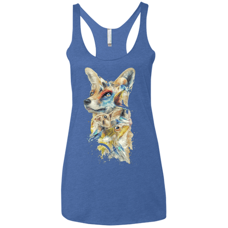 T-Shirts Vintage Royal / X-Small Heroes of Lylat Star Fox Women's Triblend Racerback Tank