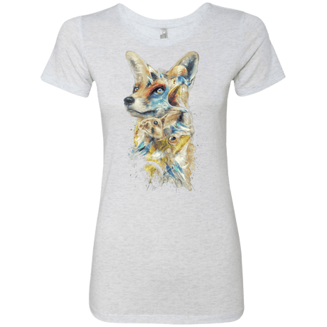 T-Shirts Heather White / Small Heroes of Lylat Star Fox Women's Triblend T-Shirt