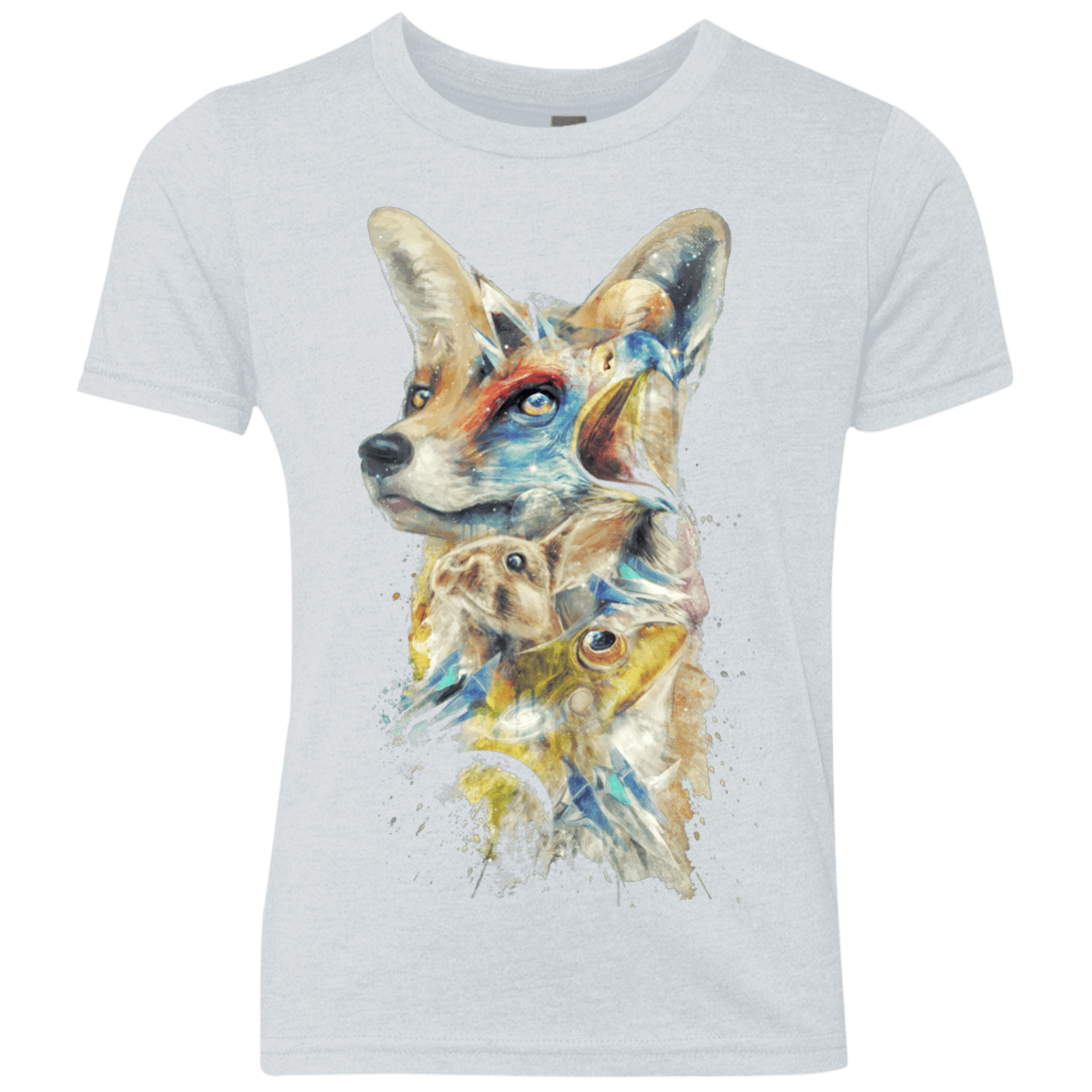 T-Shirts Heather White / YXS Heroes of Lylat Star Fox Youth Triblend T-Shirt